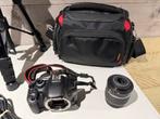 Canon EOS 550D + 18-55mm lens | Complete set, Eenpoot, Ophalen of Verzenden, Zo goed als nieuw, 150 tot 175 cm
