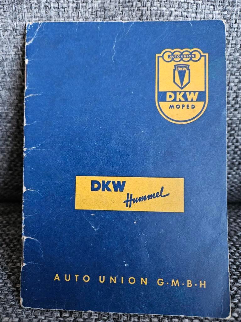 DKW Hummel Moped Handleiding - Auto Union G.M.B.H., Verzenden, Gelezen, Auto Union G.M.B.H., Merk of Model