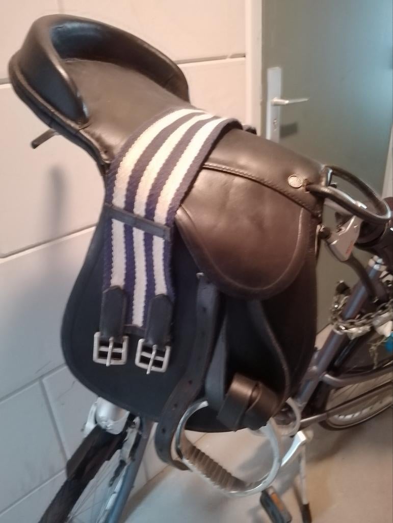 Mini zadel voor kleine pony, Dieren en Toebehoren, Ophalen of Verzenden, Overige soorten