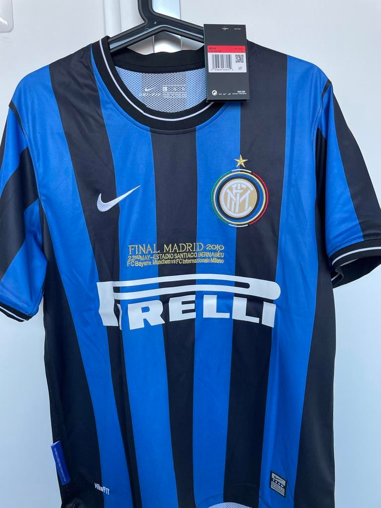 Retro Inter Milan Sneijder Thuisshirt Maat M ajax real, Maat M, Ophalen of Verzenden, Nieuw, Shirt