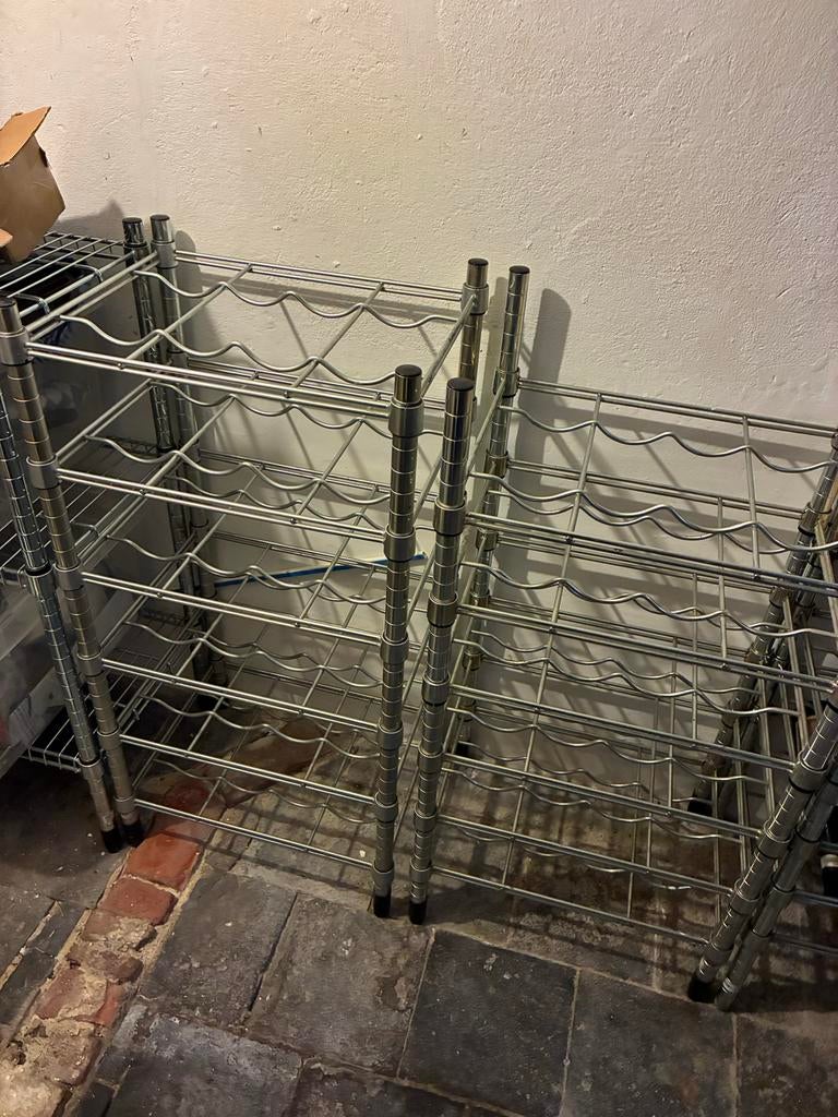 Omar flessen/wijnrek, Gebruikt, 50 tot 75 cm, Ophalen of Verzenden, 25 flessen of meer