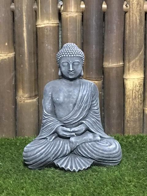 Boeddha nr.4, Tuin en Terras, Tuinbeelden, Nieuw, Boeddhabeeld, Beton, Ophalen
