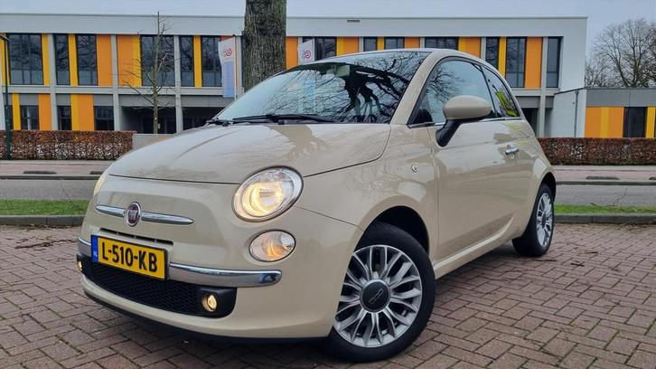 FIAT 500 1.2 Automaat Lounge Panodak/ Nwe distr.riem!, Auto's, Fiat, Te koop, ABS, Airbags, Airconditioning, Centrale vergrendeling