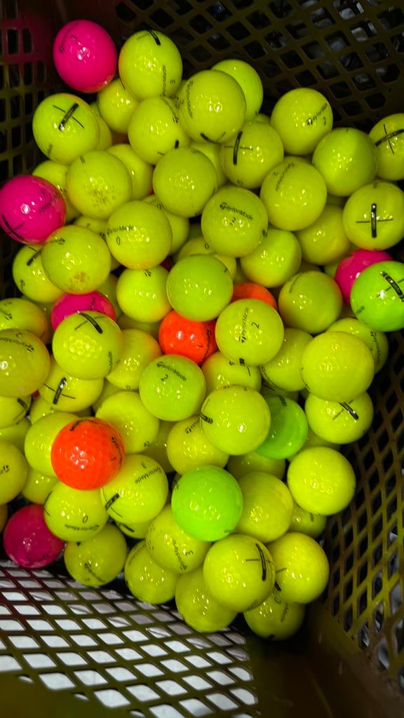 50 Taylormade Distance A geel, Ophalen of Verzenden, Zo goed als nieuw, Bal(len)