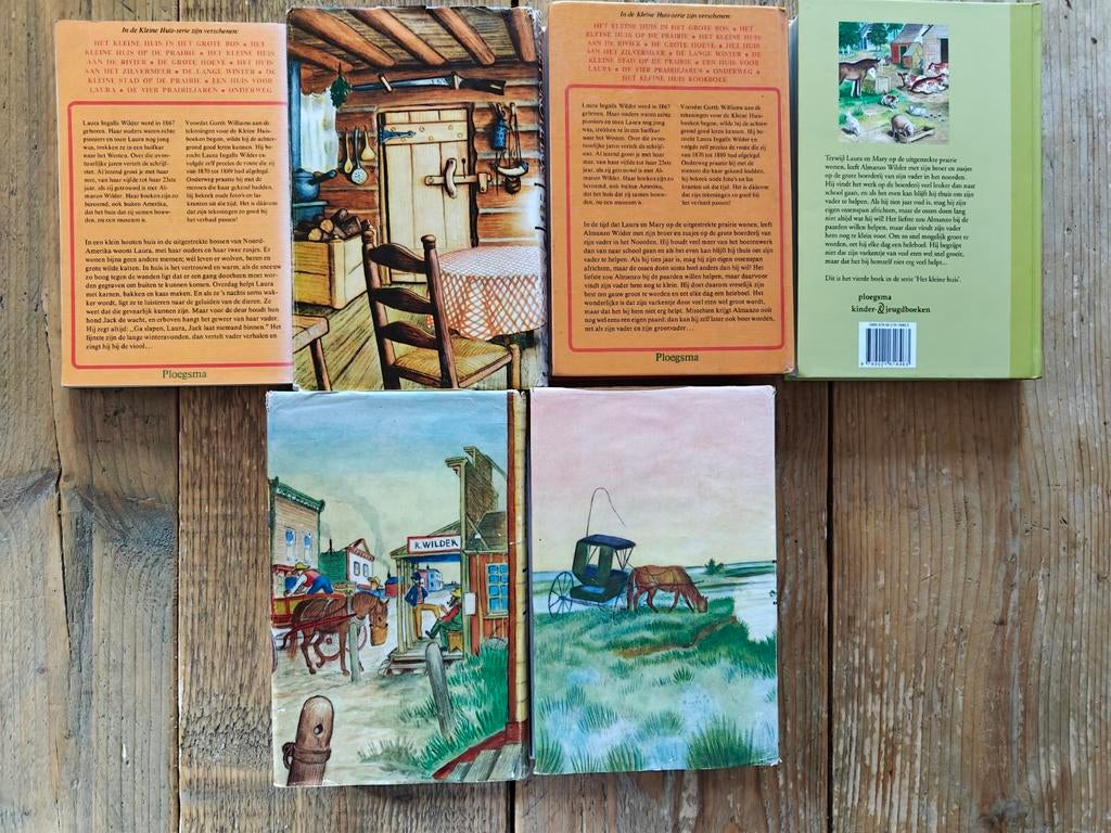 6 nostalgische boeken van: Het kleine huis., Ophalen of Verzenden