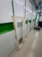 Kozijn met 2 ramen HR++ hardhout, Doe-het-zelf en Verbouw, Kozijnen en Schuifpuien, 75 tot 150 cm, Kunststof, Gebruikt, Raamkozijn