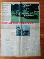Bugatti's Royale krantenartikel de Telegraaf uit 1986, Ophalen of Verzenden, Gelezen, Overige merken