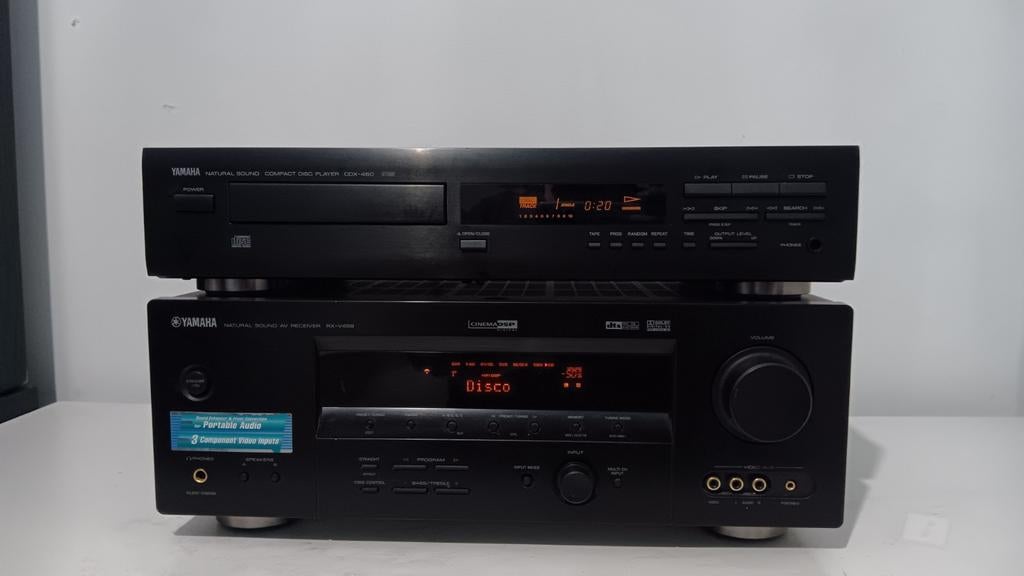 Yamaha RX-V459 Receiver en CDX-460 CD Speler Set, Ophalen of Verzenden, Overige merken