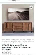 Tv kast woood, Ophalen, Zo goed als nieuw, 25 tot 50 cm