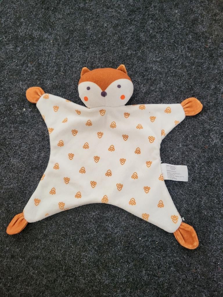 Zeeman knuffeldoek vosje met rammeltje in hoofdje, Kinderen en Baby's, Speelgoed | Knuffels en Pluche, Overige merken, Met geluid