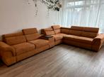 Seats & Sofas Hoekbank Argentina - Cognac -Slaap + Opbergvak, Huis en Inrichting, Ophalen, Zo goed als nieuw