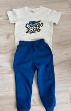 WK Curaçao voetbal pakje Curacao kledingset shirt broek 122, Ophalen of Verzenden, Nieuw, Jongen of Meisje, Setje