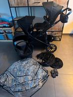 Deryan v2 duo kinderwagen met extra’s, Kinderen en Baby's, Tweelingen en Meerlingen, Ophalen, Zo goed als nieuw, Kinderwagen of Buggy