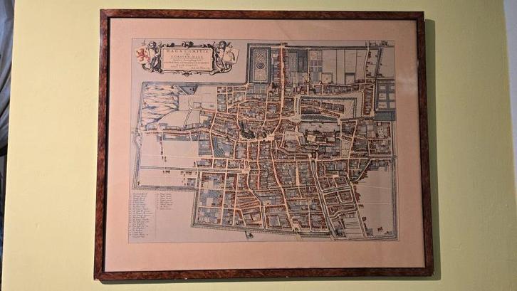 HAGA COMITIS - PLATTEGOND 's GRAVENHAGHE, Antiek en Kunst, Kunst | Schilderijen | Klassiek, Ophalen of Verzenden