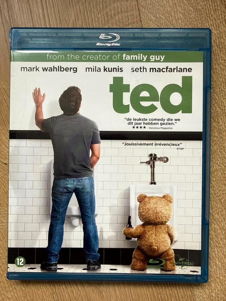 Ted - Blu-ray (Komedie met Mark Wahlberg), Cd's en Dvd's, Blu-ray, Zo goed als nieuw, Humor en Cabaret, Ophalen of Verzenden