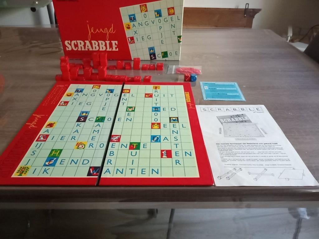 Jeugd scrabble, Een of twee spelers, Ophalen of Verzenden, Zo goed als nieuw, SIO