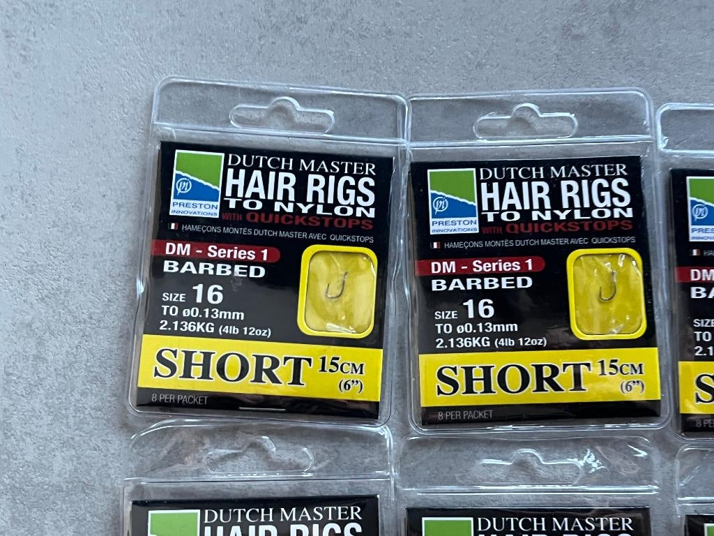 adv 410 / NIEUW serie 6 onderlijnboekjes PRESTON q stop, Watersport en Boten, Ophalen of Verzenden, Nieuw, Haak