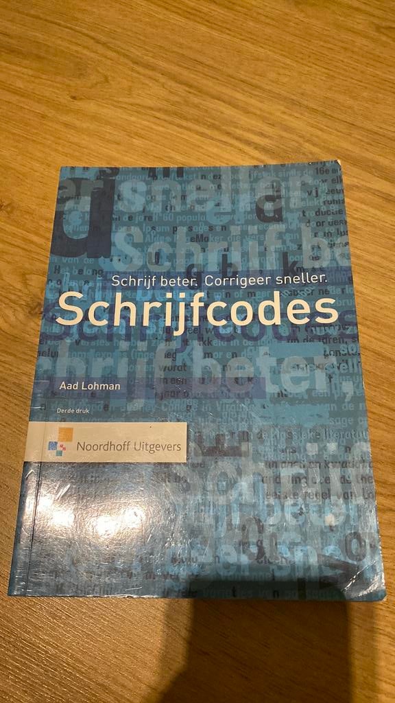 Schrijfcodes - Schrijf beter. Corrigeer sneller 3e druk, Zo goed als nieuw, Aad Lohman, Beta, HBO