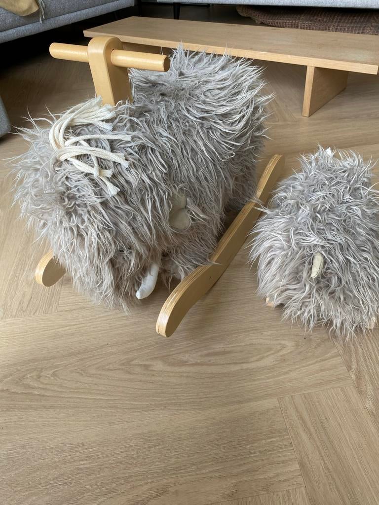 Mammoet Kids Hobbelpaard en trekdiertje, Ophalen, Gebruikt, Overige typen, Met wieltjes