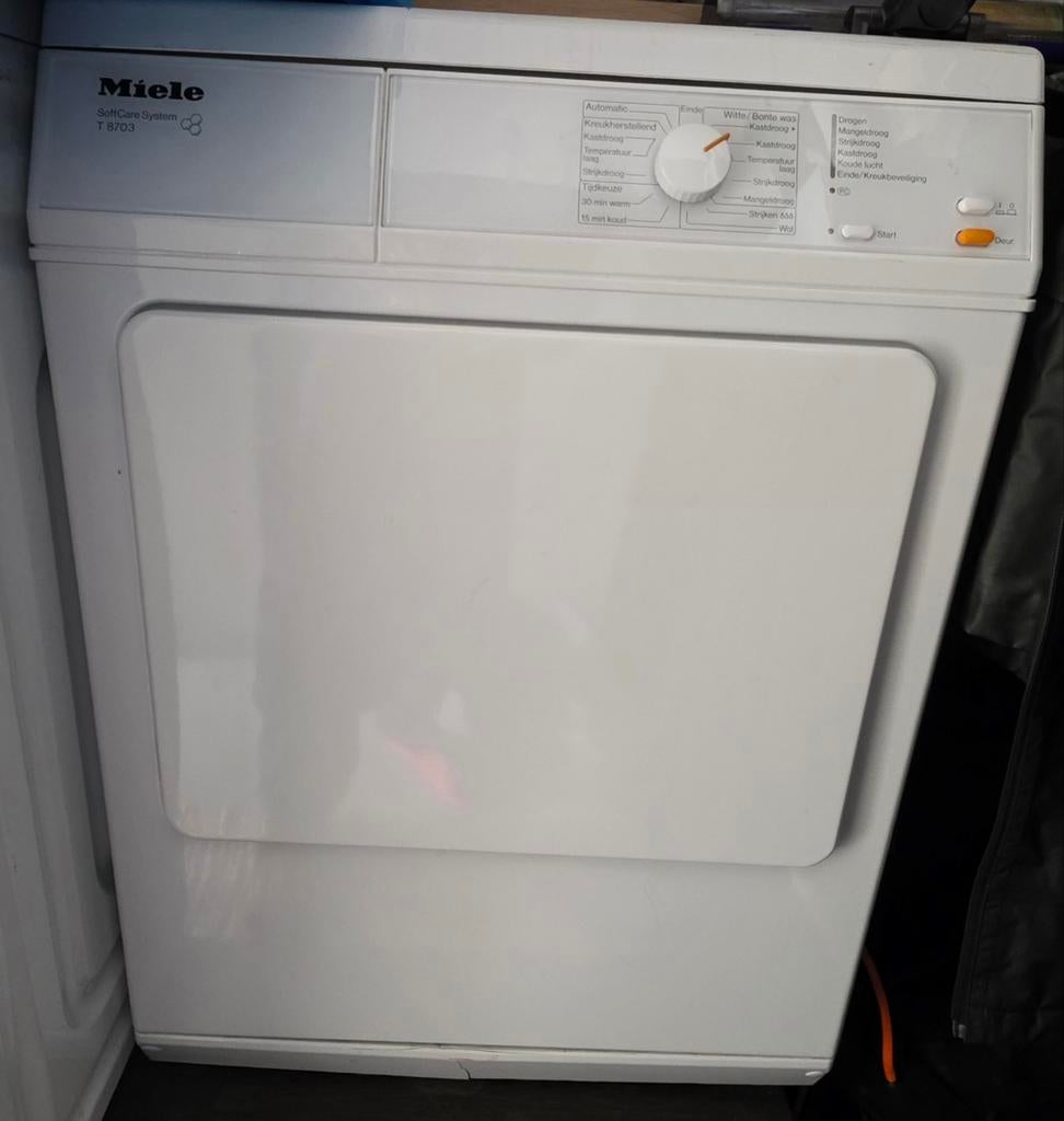 Miele T 8703 SoftCare System Wasdroger - Werkend en Goede St, Witgoed en Apparatuur, Wasdrogers, Ophalen, 6 tot 8 kg, Gebruikt