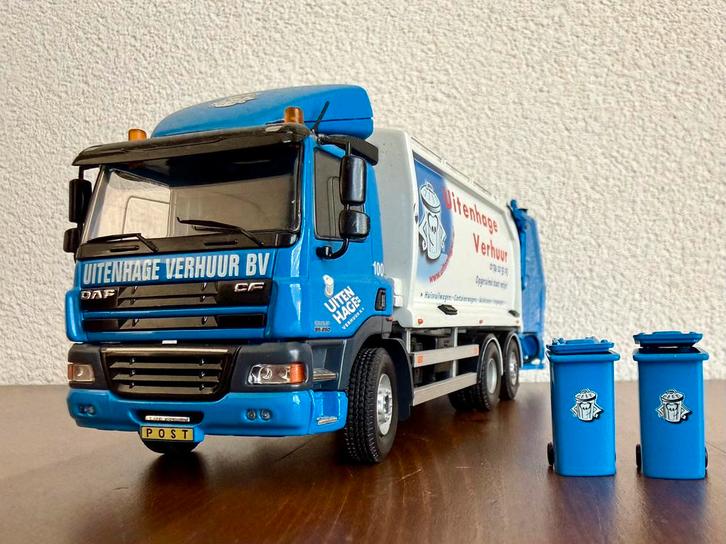 Tekno Uitenhage Verhuur,DAF CF GEESINK Vuilniswagen, Hobby en Vrije tijd, Modelauto's | 1:50, Nieuw, Bus of Vrachtwagen, Tekno