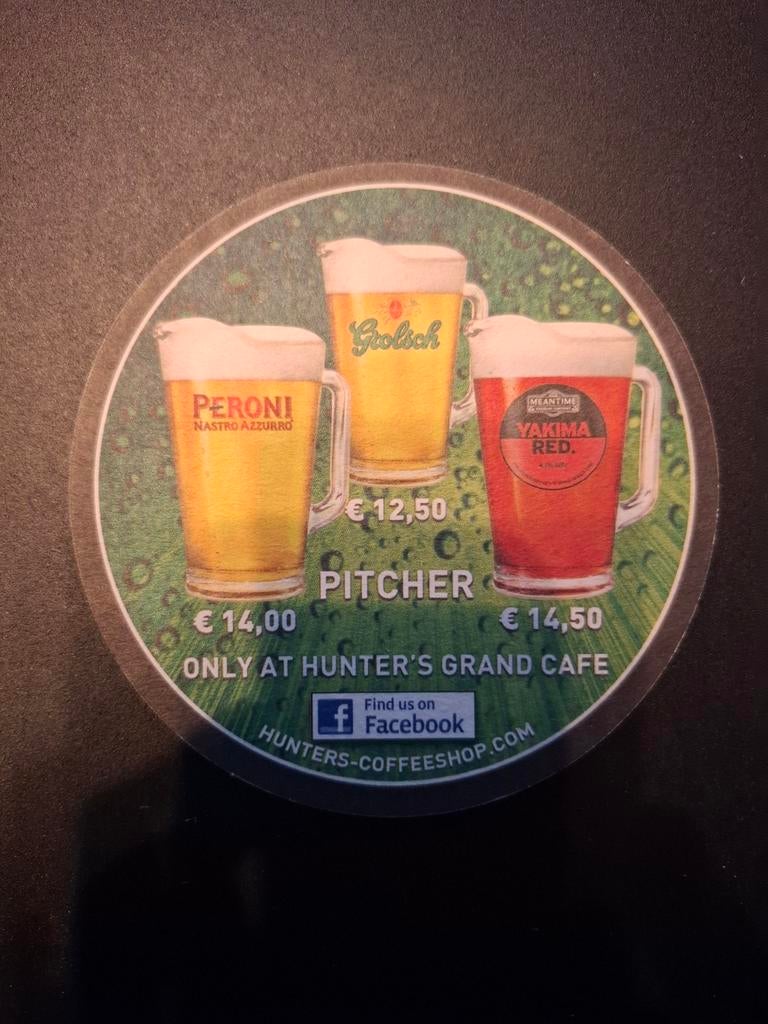 Bierviltje grolsch, Verzamelen, Ophalen of Verzenden, Zo goed als nieuw, Viltje(s), Grolsch