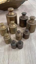 Antiek koper gewichten uit 1880 totaal 6 kilo, Antiek en Kunst, Antiek | Koper en Brons, Ophalen of Verzenden, Koper