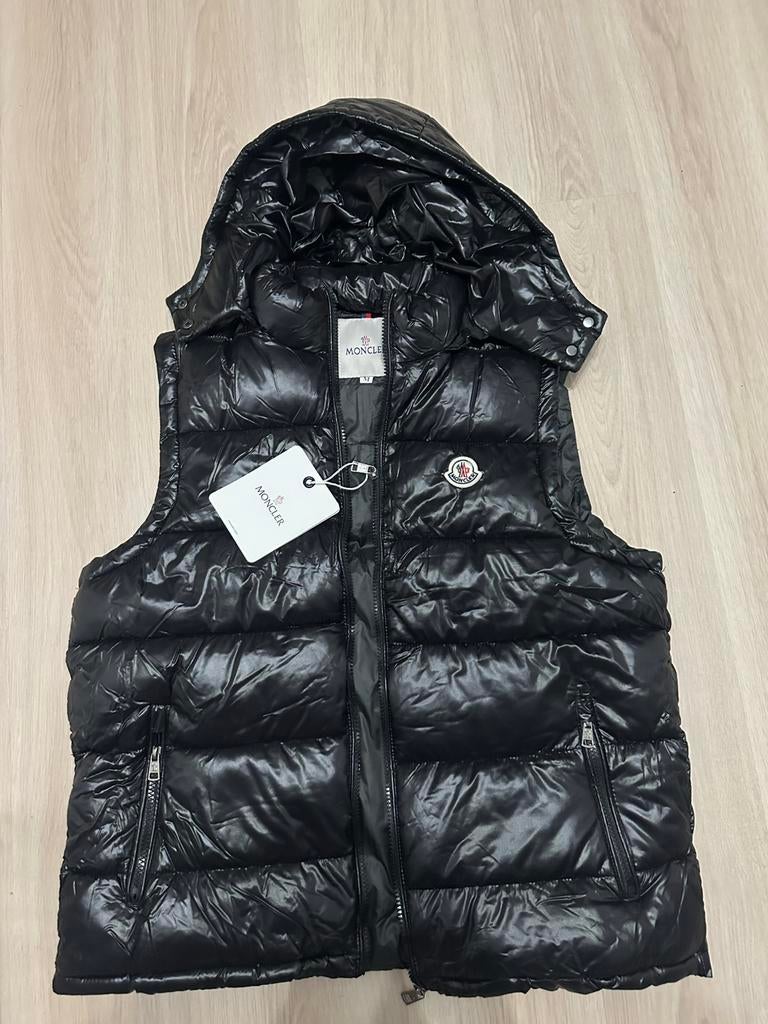 Moncler bodywarmer, Ophalen, Zo goed als nieuw, Zwart