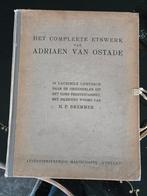 Het Complete Etswerk van Adriaen van Ostade - Zeldzaam, Antiek en Kunst, Kunst | Etsen en Gravures, Ophalen of Verzenden