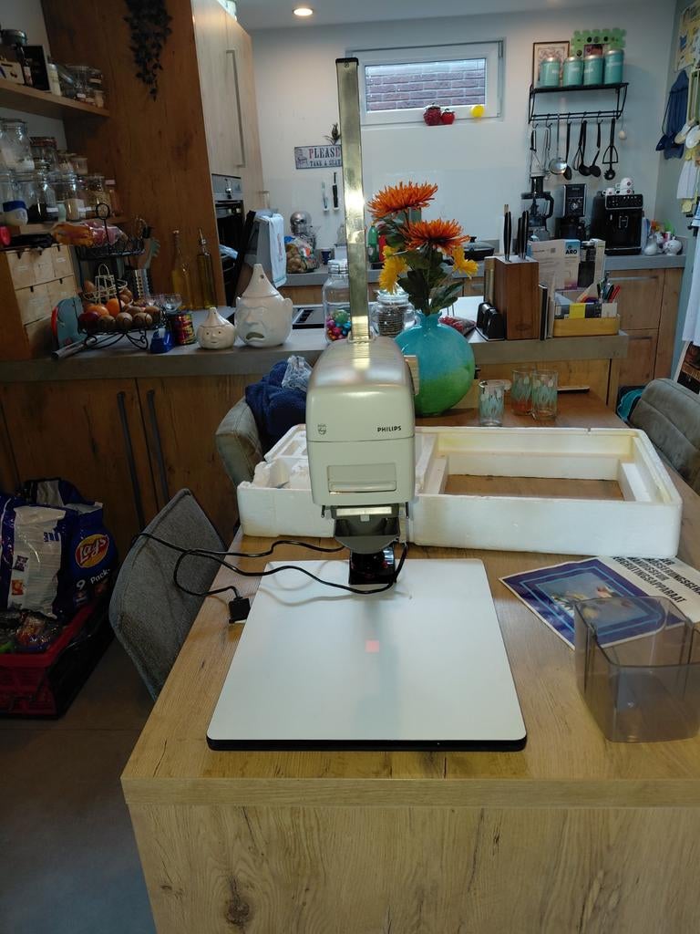 Philips Doka Vergroter - Compleet met Handleiding, Ophalen of Verzenden, Zo goed als nieuw, Complete dokaset