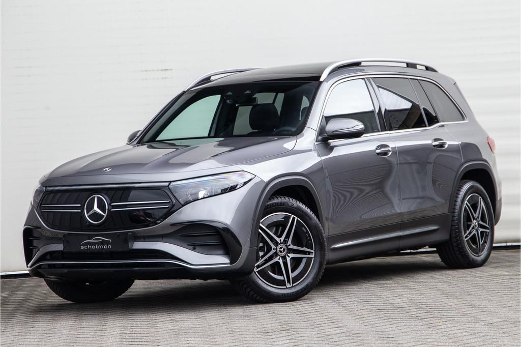 Mercedes-Benz EQB 250+ AMG Premium, Pano, 7 persoons, Head-u, Auto's, Mercedes-Benz, 2005 kg, Gebruikt, 190 pk, Parkeerassistent