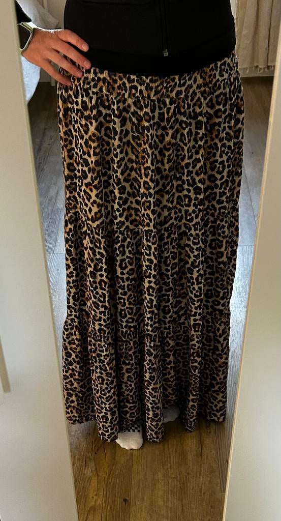 Only panter maxi lange rok boho ibiza nieuw M, Kleding | Dames, Rokken, Maat 38/40 (M), Bruin, Nieuw, Ophalen of Verzenden