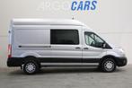 Ford TRANSIT 350 2.0 TDCI AUTOMAAT L3/H3 TREKHAAK NAVI PDC 1, Auto's, Stof, 4 cilinders, 1850 kg, Bedrijf