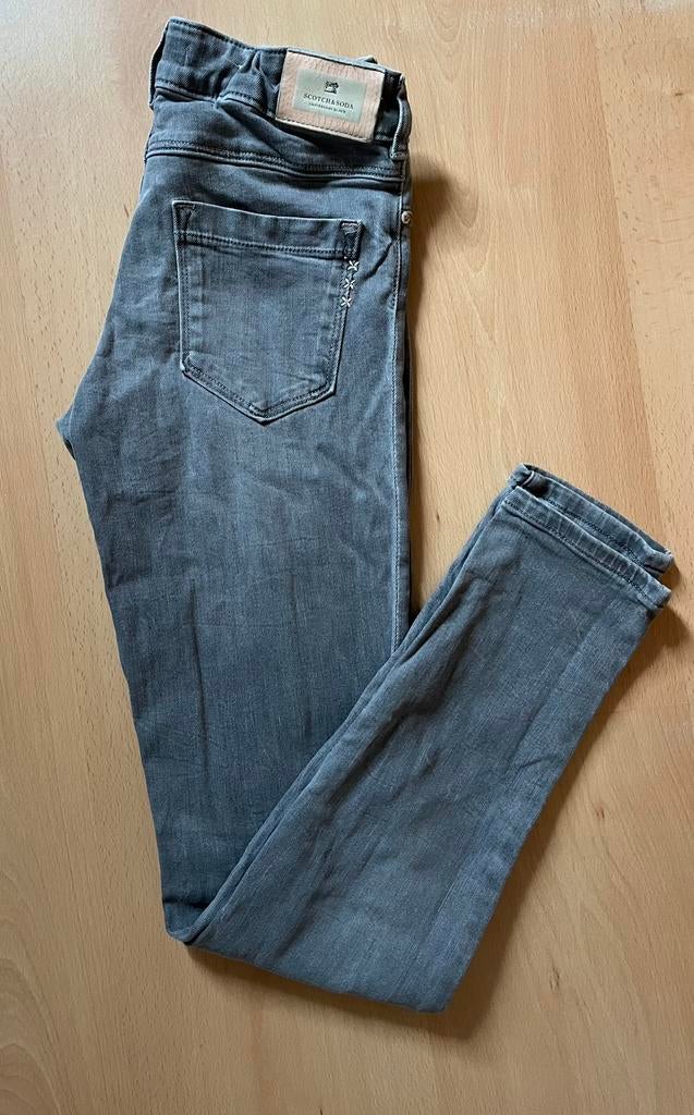 Grijze spijkerbroek – Scotch & Soda La Milou skinny mt 158, Kinderen en Baby's, Kinderkleding | Maat 158, Ophalen of Verzenden