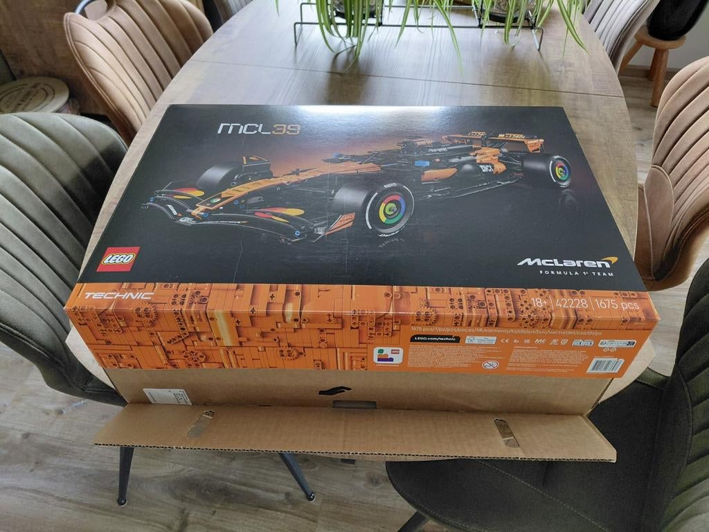 Lego Technic McLaren MCL39 F1 auto 42228, Ophalen of Verzenden, Zo goed als nieuw