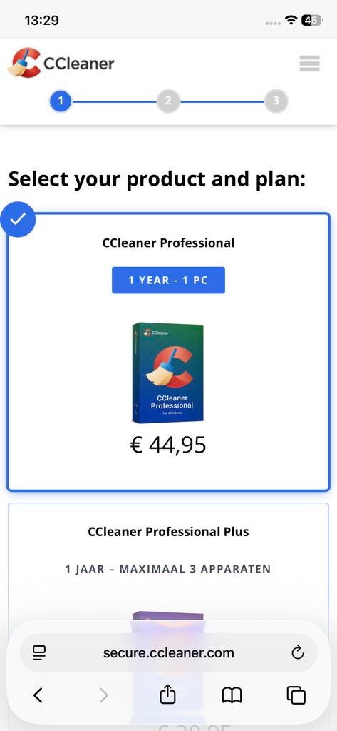 CCleaner Professional 1 jaar - 1 pc, Verzenden, Nieuw, Windows