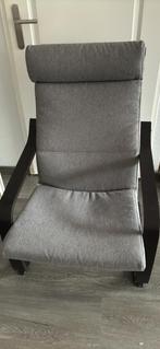 IKEA Poäng stoel, Huis en Inrichting, Stoelen, Ophalen, Zwart, Zo goed als nieuw, Stof