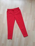Ned travelstof broek mt S in rood, Ophalen of Verzenden, Zo goed als nieuw, NED, Maat 36 (S)