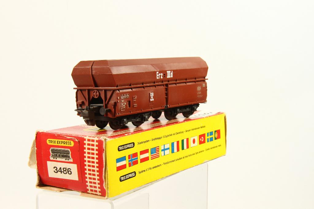 Trix Express 3486 ERZ 3 D met ertslading, Ophalen, Gebruikt, Gelijkstroom, Trix