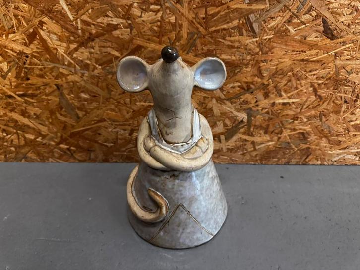 Vintage Keramieken Muis "With Attitude" Atlanta Pottery-ReK4, Verzamelen, Beelden en Beeldjes, Zo goed als nieuw, Dier, Ophalen of Verzenden