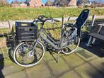 Moederfiets met Yepp kinderzitje en krat, Fietsen en Brommers, Fietsen | Dames | Moederfietsen, Mandje, 1 zitje, Ophalen, Overige merken