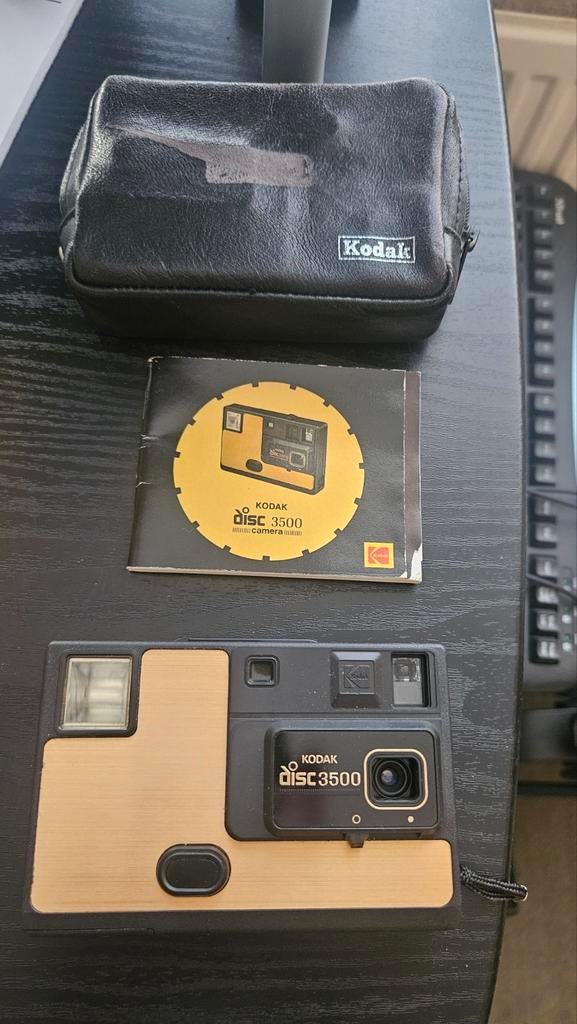 KODAK DISC CAMERA TYPE 3500 ANALOOG ZIE BESCHRIJVING, Ophalen of Verzenden, Zo goed als nieuw, Compact, Kodak