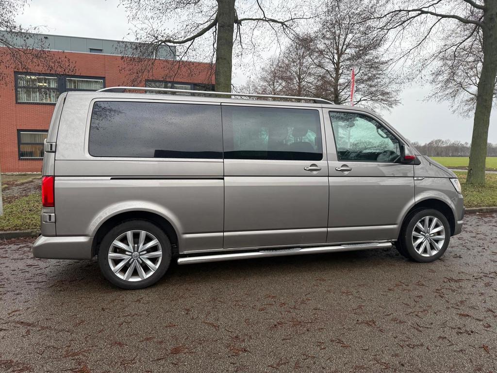 Volkswagen Transporter 2.0 TDI L2H1 DC Highline, Auto's, Bestelauto's, Gebruikt, Euro 6, 4 cilinders, Origineel Nederlands