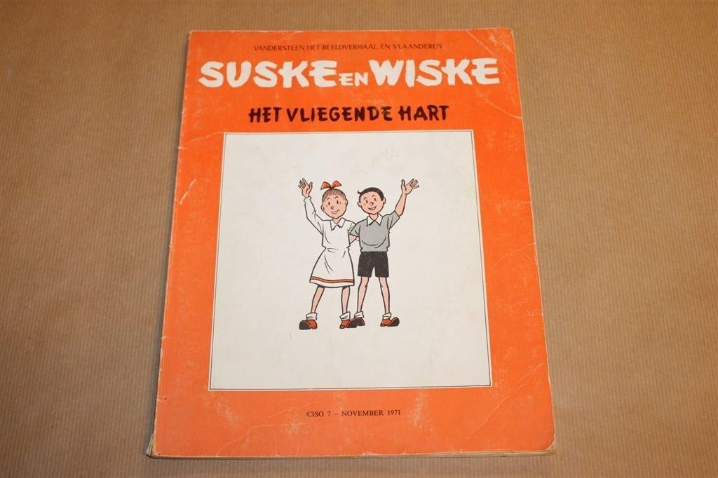 Suske en Wiske - Het vliegende hart - Ciso 7 - 1971, Eén stripboek, Ophalen of Verzenden, Zo goed als nieuw