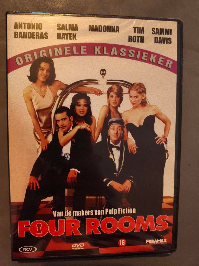 Four Rooms DVD | NIEUW IN SEAL | Quentin Tarantino, Alle leeftijden, Ophalen of Verzenden, Nieuw in verpakking