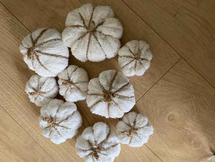 14 decoratie pompoenen, Huis en Inrichting, Woonaccessoires | Overige, Zo goed als nieuw, Ophalen