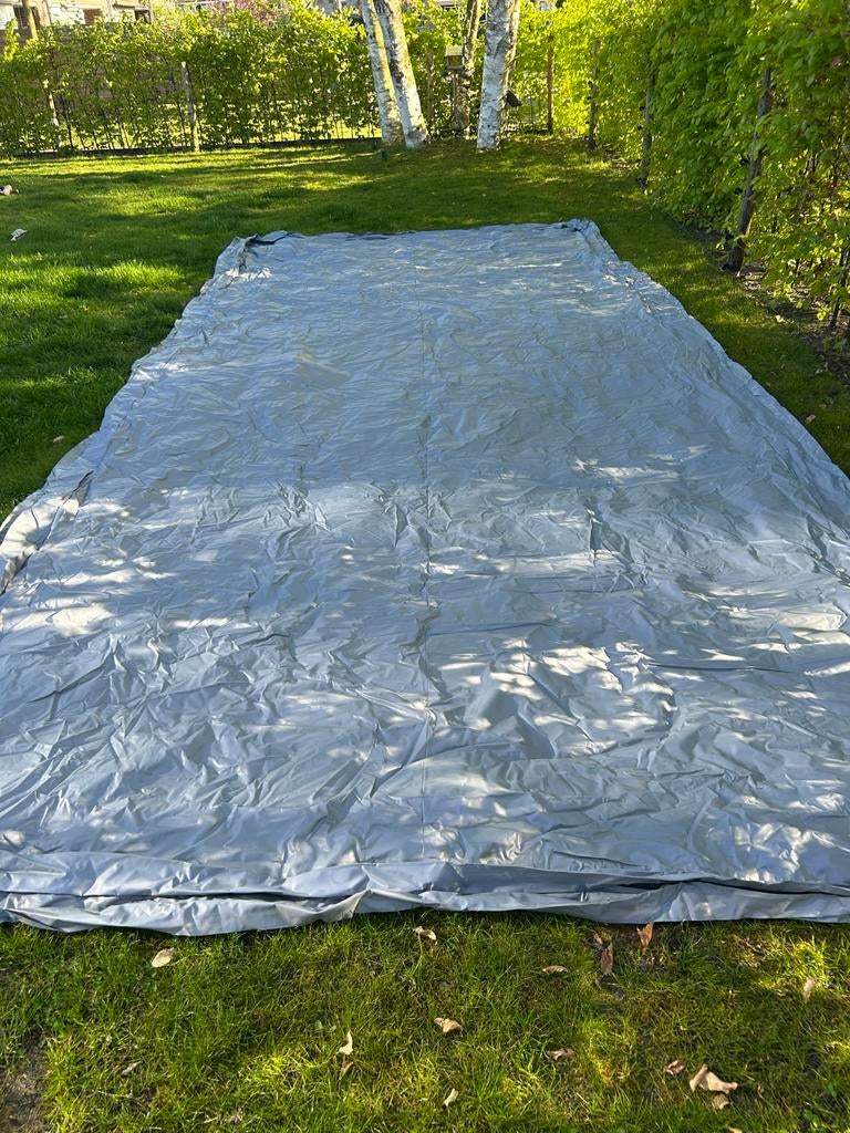 Opblaasbaar grondzeil 250x600 - Slechts 1x gebruikt, Caravans en Kamperen, Caravan accessoires, Ophalen, Zo goed als nieuw