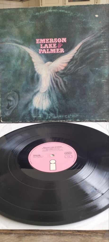 Emerson, Lake & Palmer - Zelfgetitelde LP (1970), Cd's en Dvd's, Vinyl | Rock, Ophalen of Verzenden, Gebruikt, 12 inch, Progressive