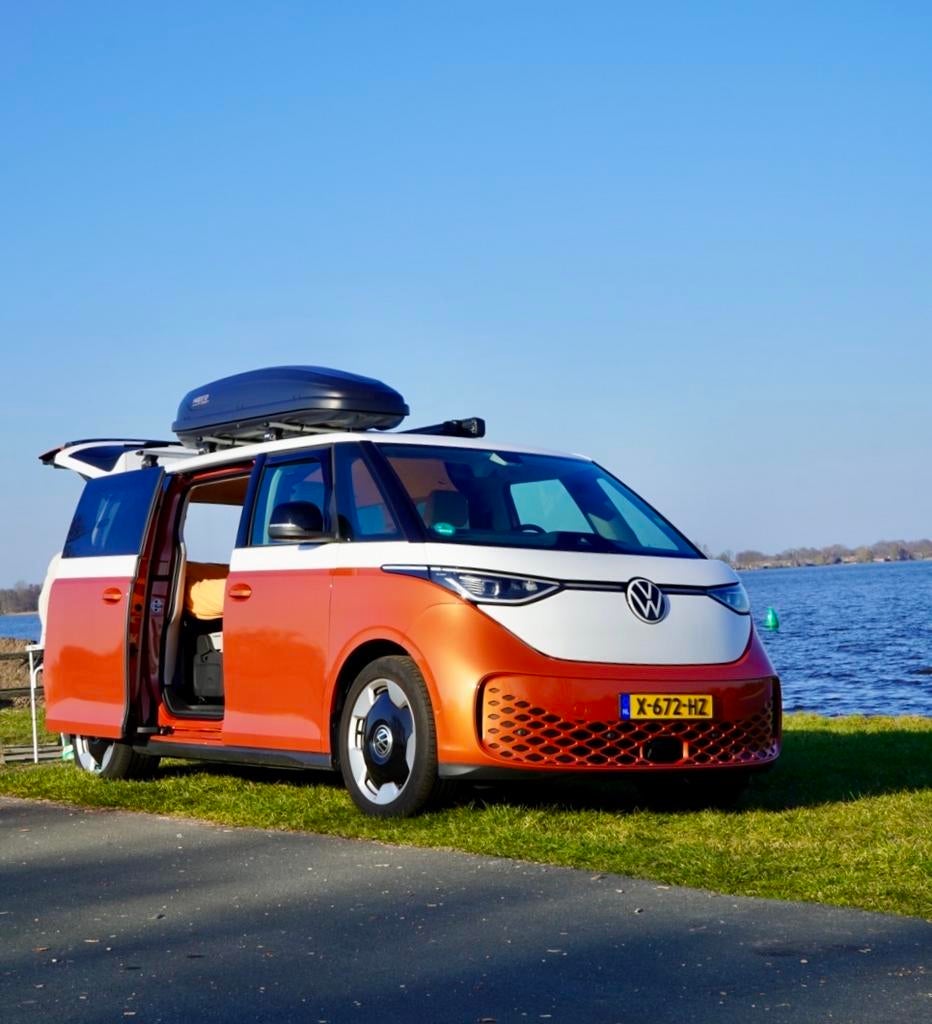 Volkswagen ID.Buzz 77kw accu 204PK MiniCamper 2023, Auto's, Volkswagen, Automaat, 131 €/maand, Achterwielaandrijving, 495 min