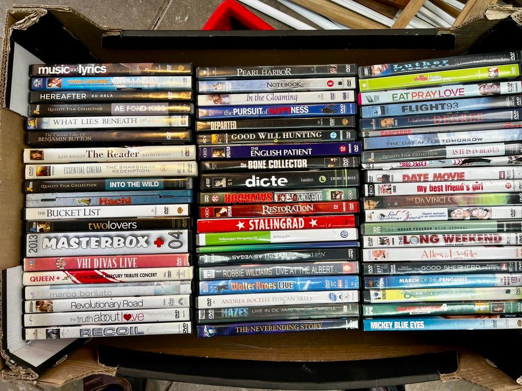 Ruim 100 DVD in een koop, Alle leeftijden, Ophalen, Gebruikt